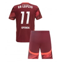 Fotbalové Dres RB Leipzig Lois Openda #11 Dětské Venkovní 2024-25 Krátký Rukáv (+ trenýrky)